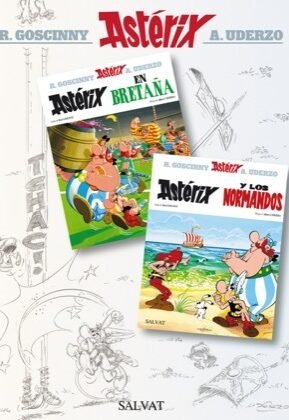 Resumen de Astérix en Bretaña y Astérix y los Normandos. Álbum Doble